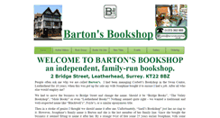 Desktop Screenshot of bartonsbookshop.co.uk